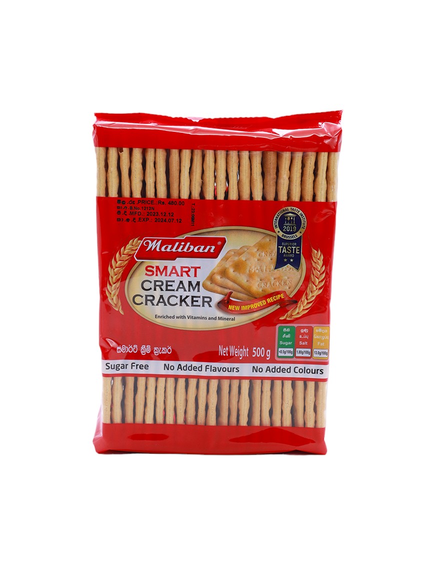MALIBAN Biscuit Cream Cracker, 490g