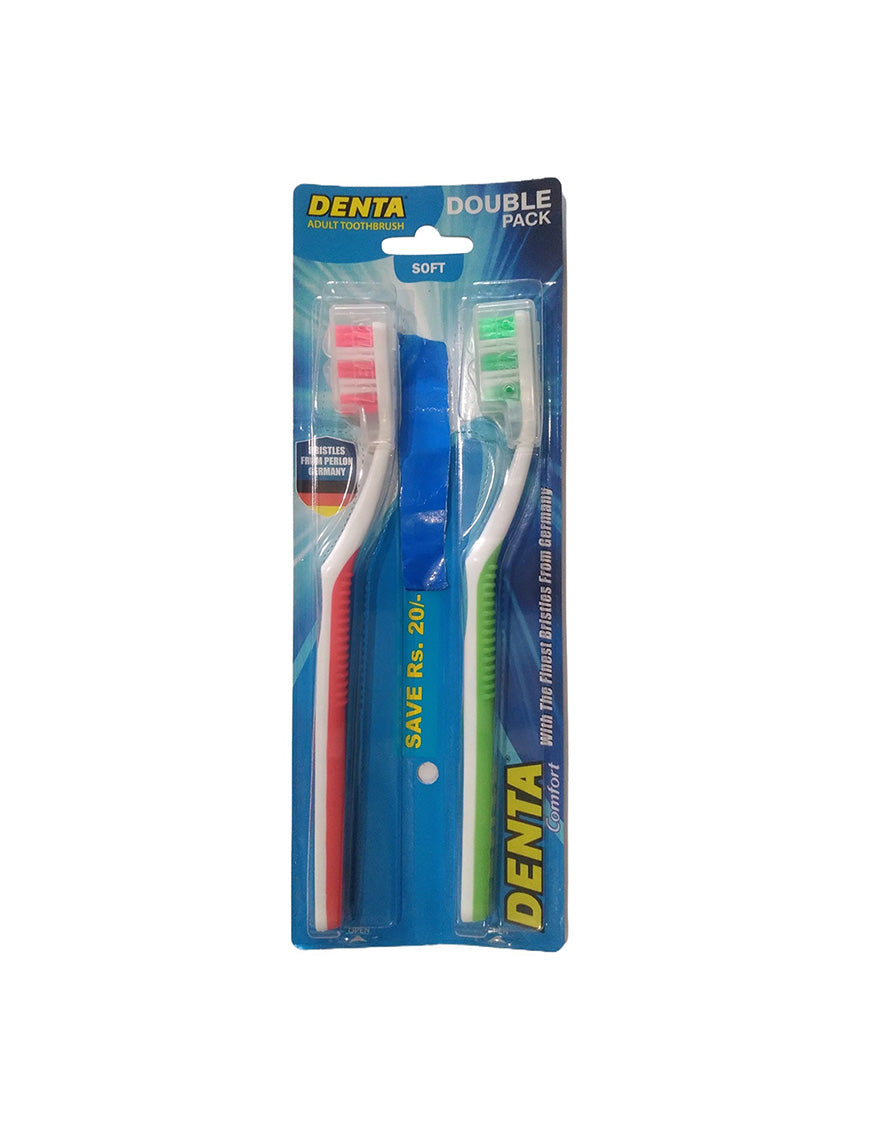 DENTA Toothbrush Comfort Soft, 2's