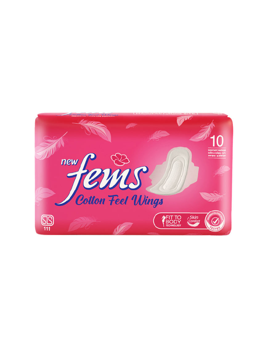 FEMS Sanitary Napkins Cotton Feel, 10’s