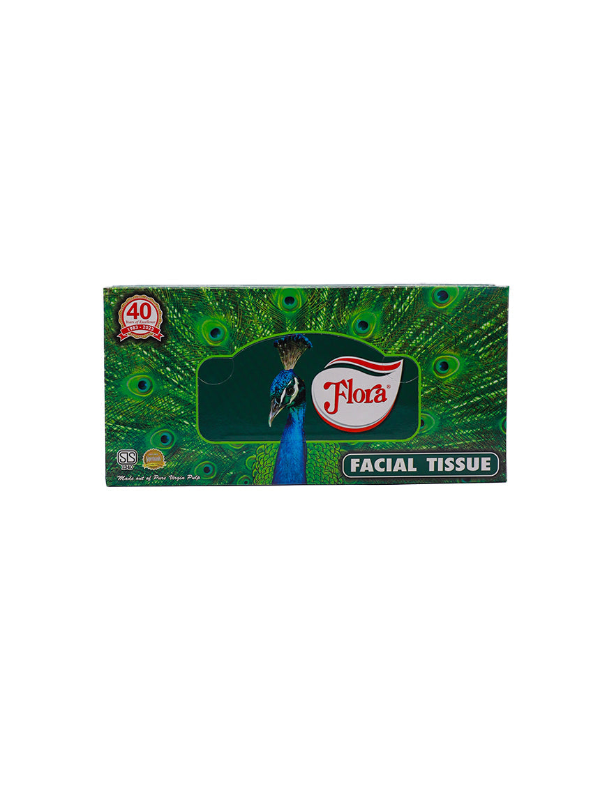 FLORA Facial Tissues 2ply, 100s