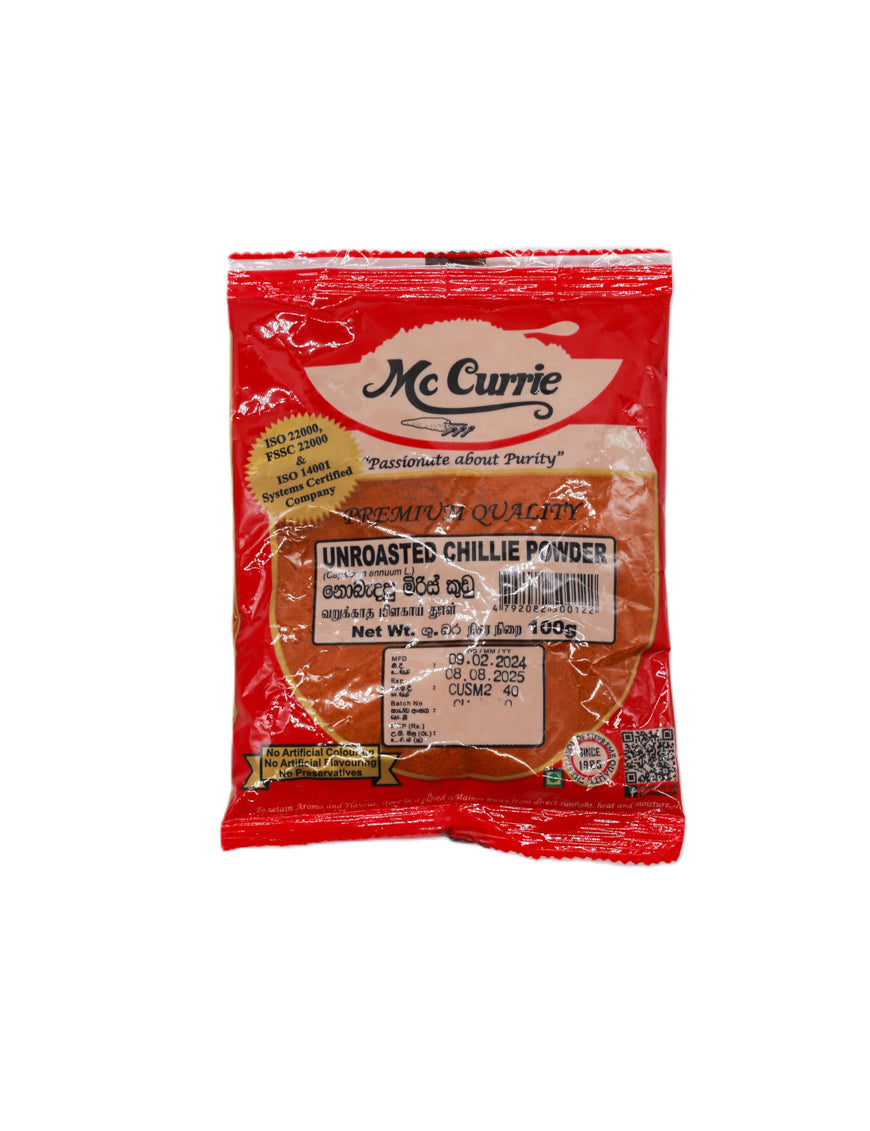 MC CURRIE Unroasted Chillie Powder, 100g