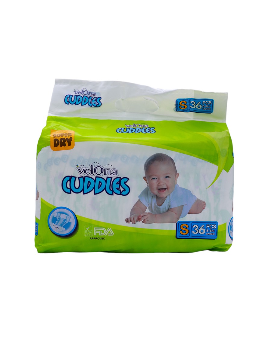 VELONA CUDDLES Baby Diaper (S), 36s