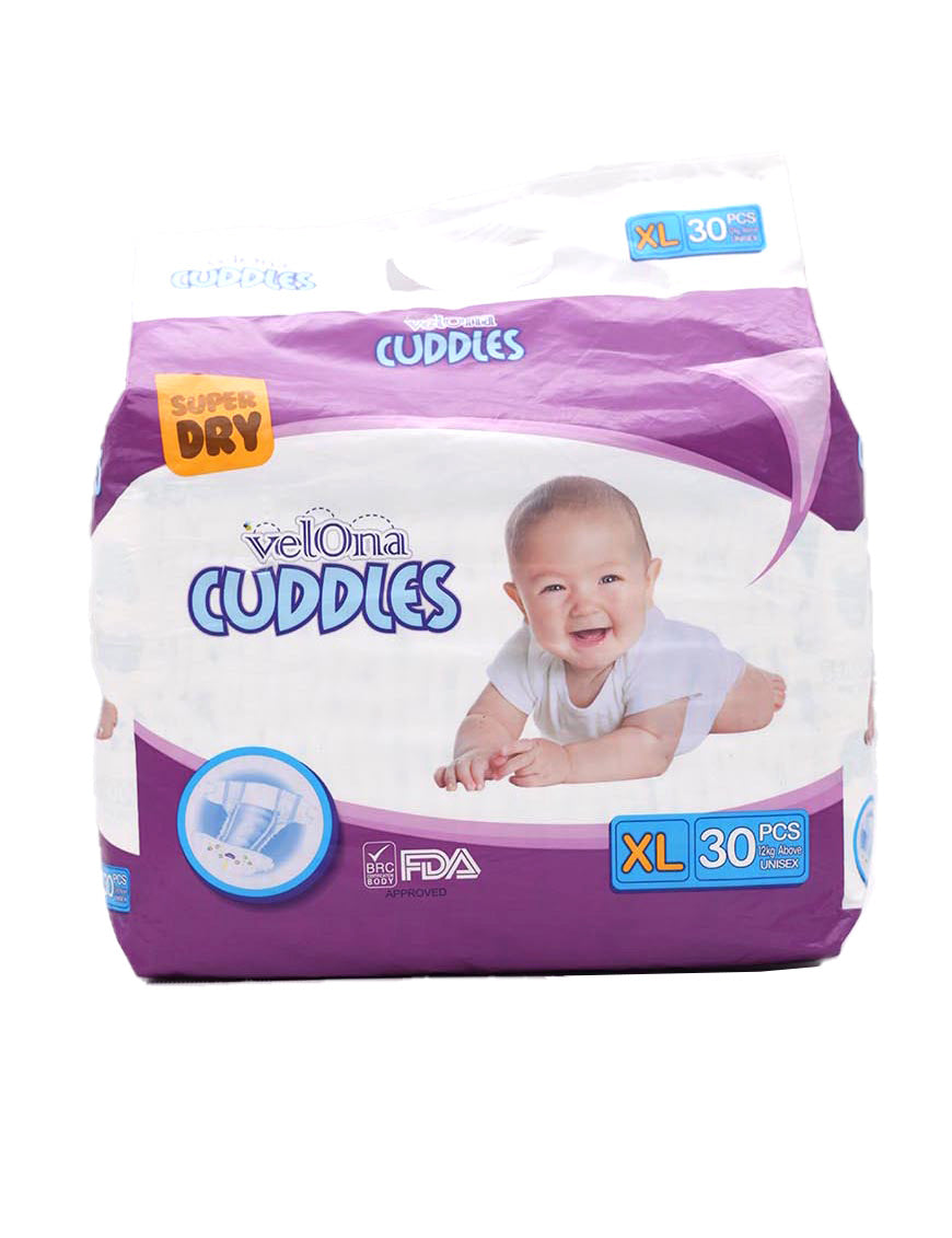VELONA Cuddles Baby Diaper (XL), 30s