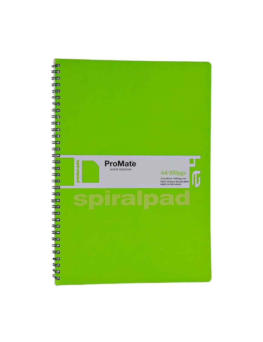 PROMATE Book A4 Spiral Long, 100pg