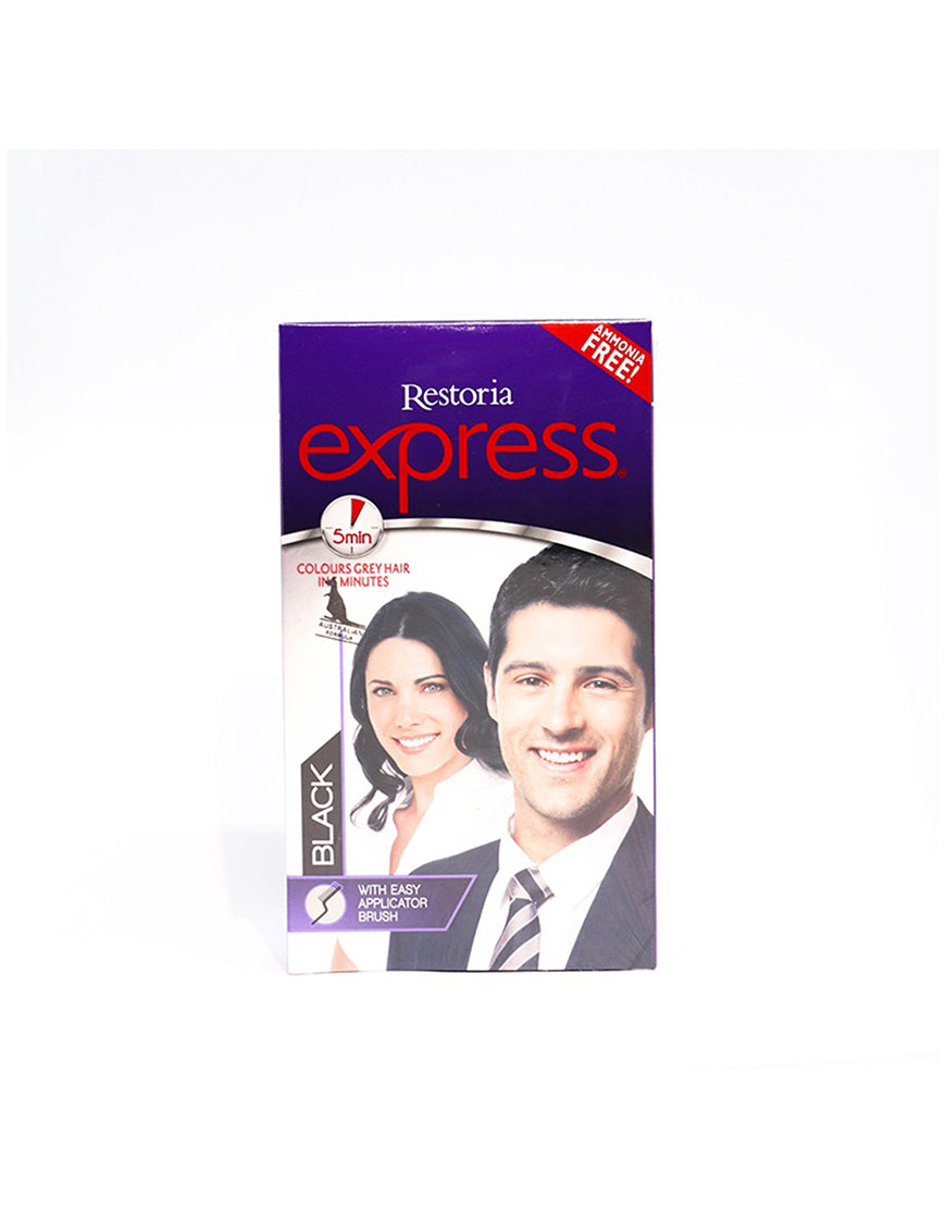 RESTORIA EXPRESS Hair Colour Black, 80g