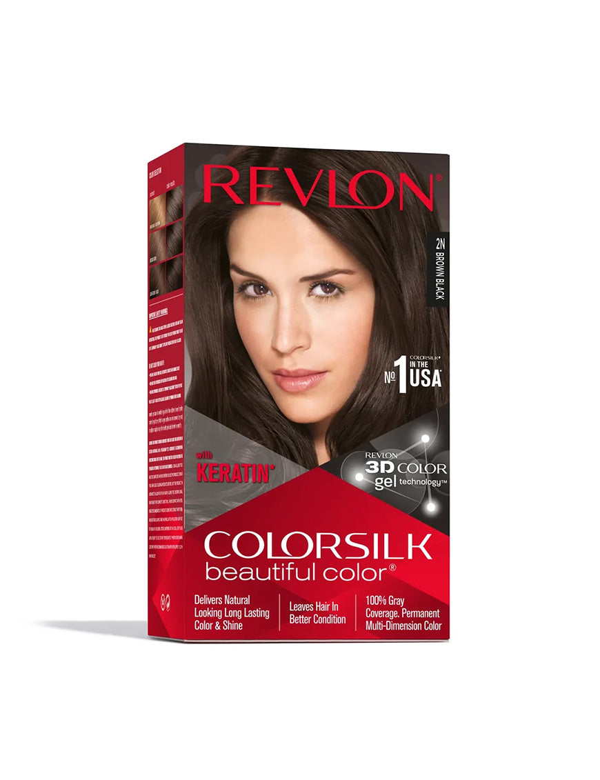 REVLON Colorsilk Hair Brown & Black 2N, 91.8ml