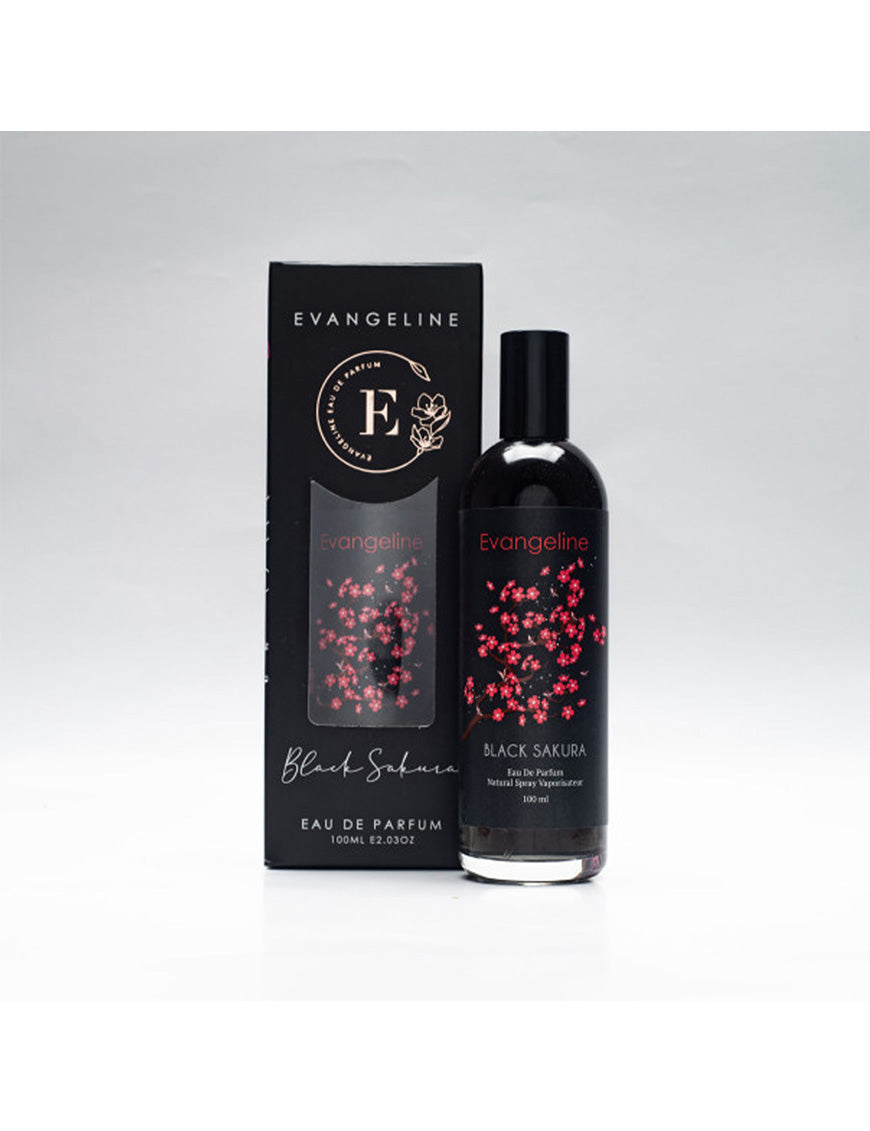 Evangeline Black Sakura Eau De Toilette Natural Spray, 100ml