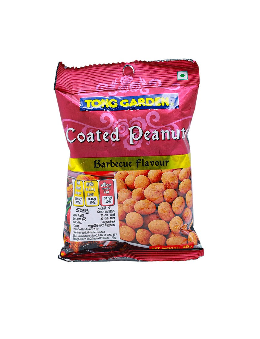 TONG Coated Peanuts Barbecue Flavour, 50g