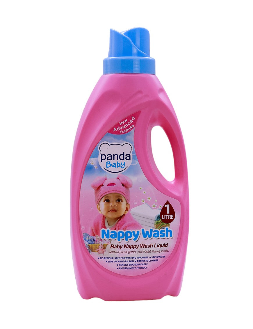 NATURE'S SECRETS Panda Baby Nappy Wash Liquid, 1l