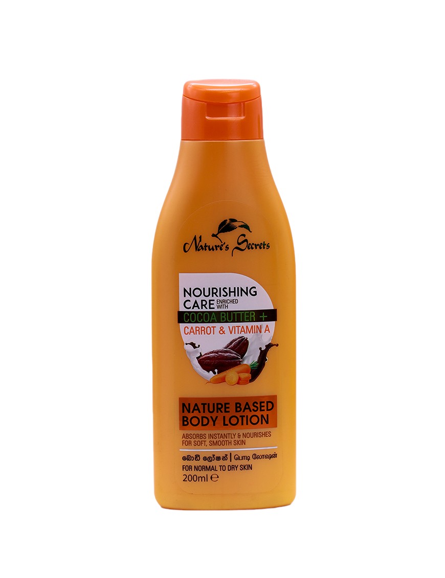 NATURE’S SECRETS Nourishing Care Body Lotion Carrot & Vitamin, 200ml