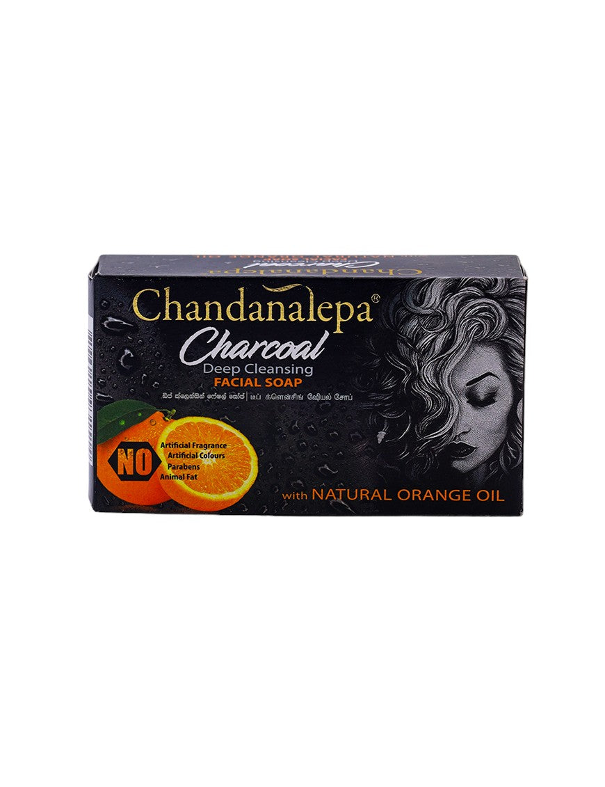 CHANDANALEPA Charcoal Deep Cleansing bar, 50g