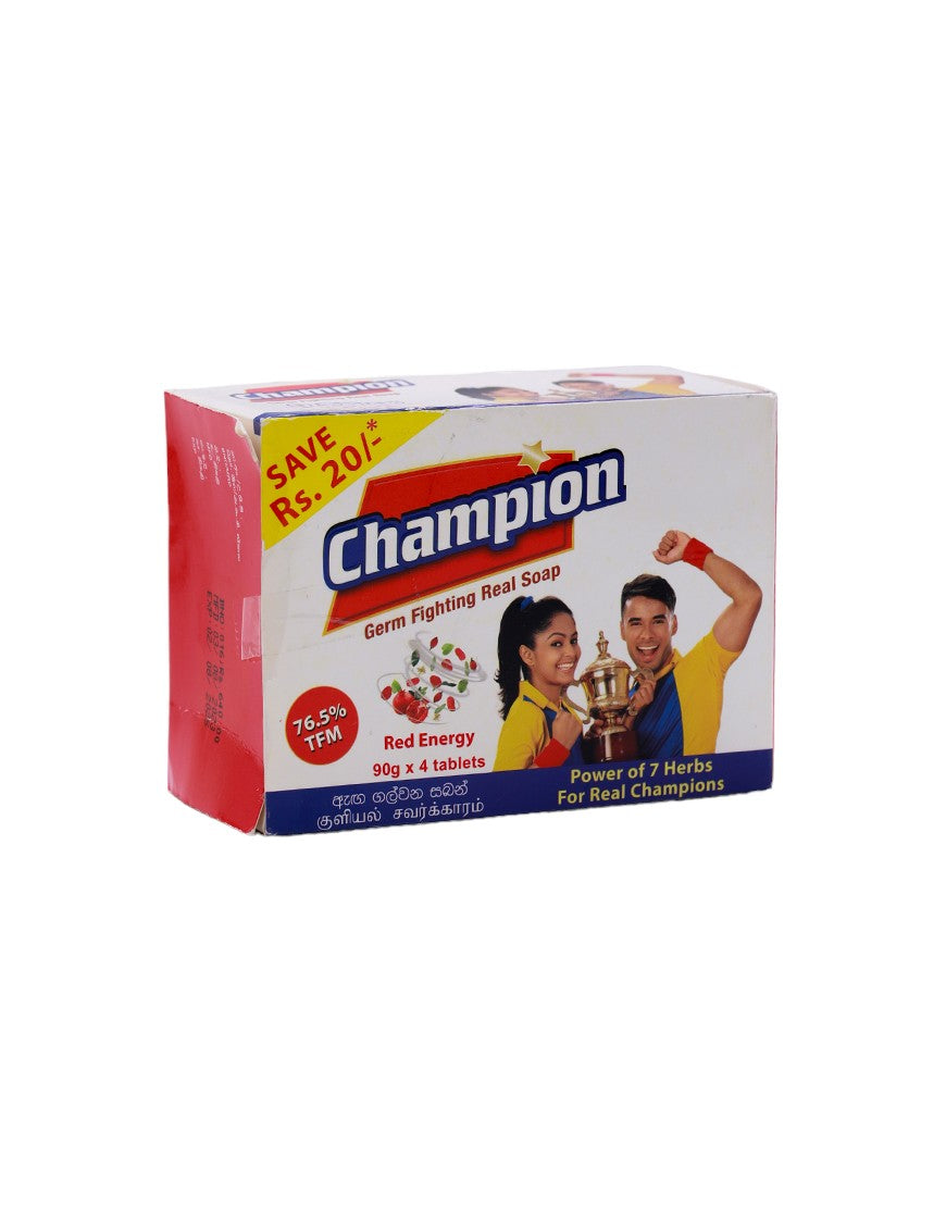 CHAMPION Germ Fighting Soap Red Energy, 90g