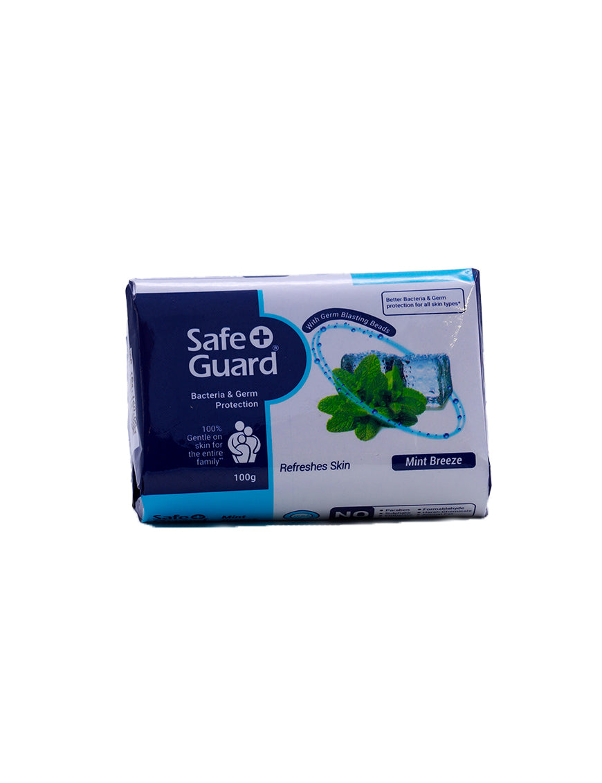 SAFE GUARD Anti Bacterial Soap Mint, 100g