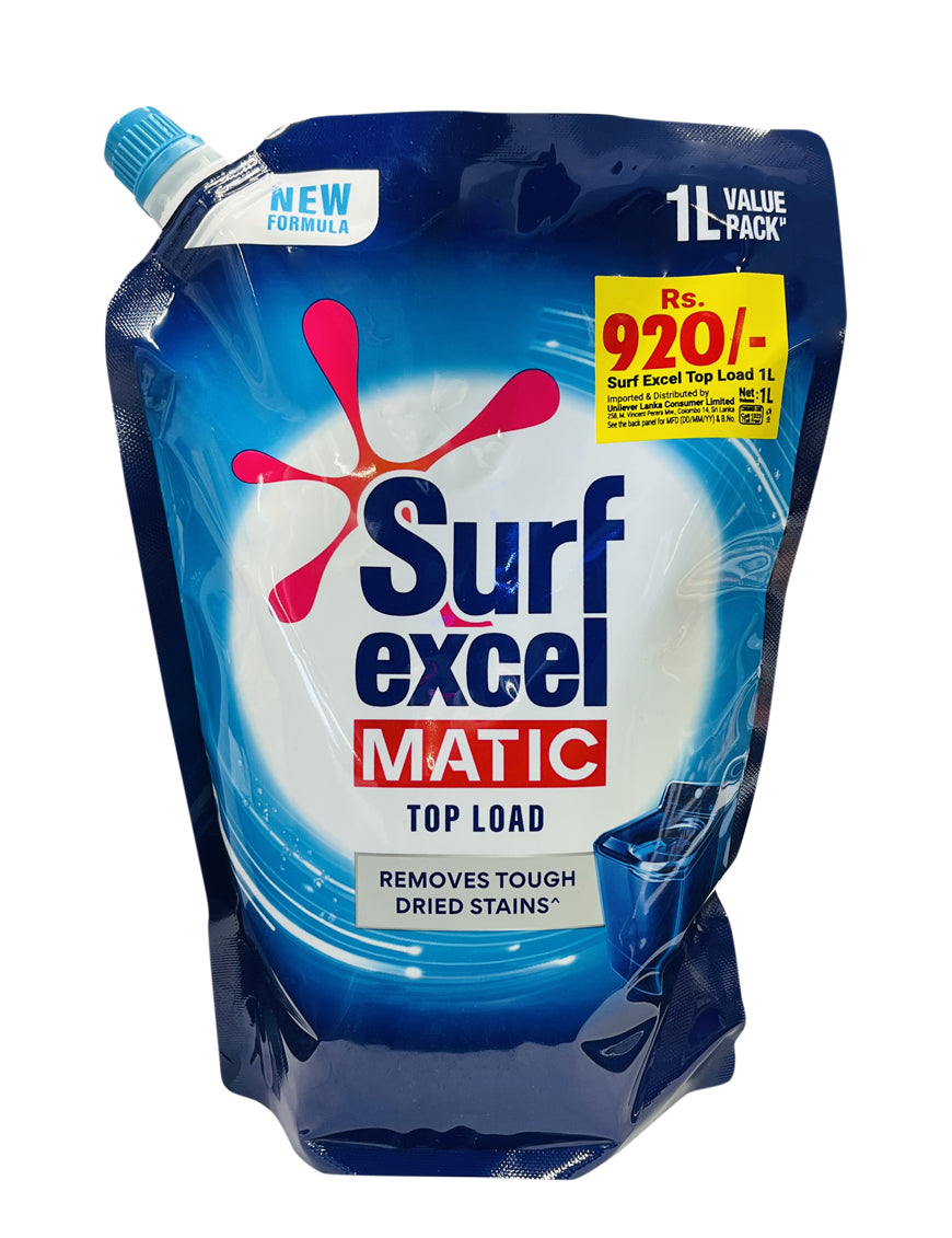 SURF EXCEL Matic Top Load Pouch ,1L