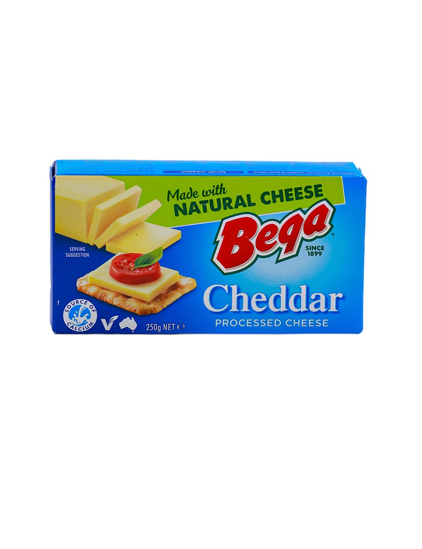 BEGA Cheddar Processed Cheese, 250g