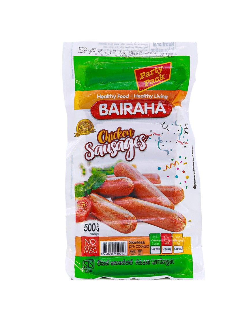 BAIRAHA Chicken Sausage, 500g