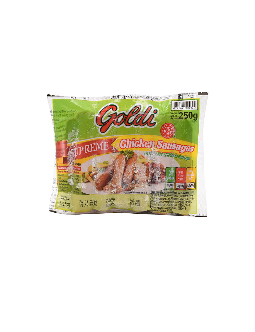 GOLDI Supreme Chicken Sausages, 250g