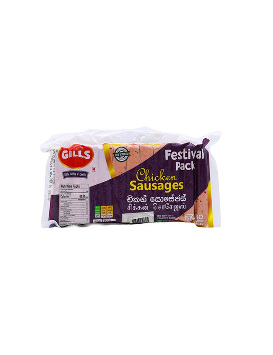 GILLS Chicken Sausages Festive Pack, 500g