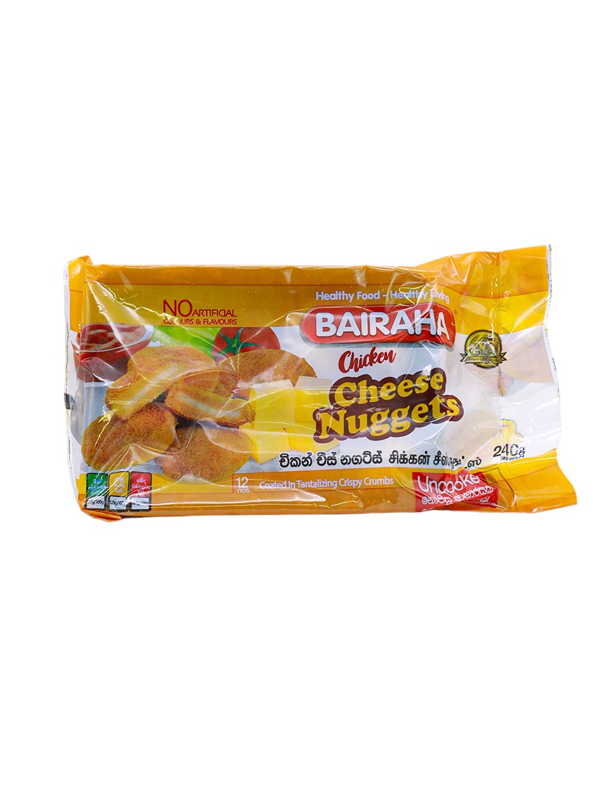 BAIRAHA Chicken Cheese Nuggets, 240g