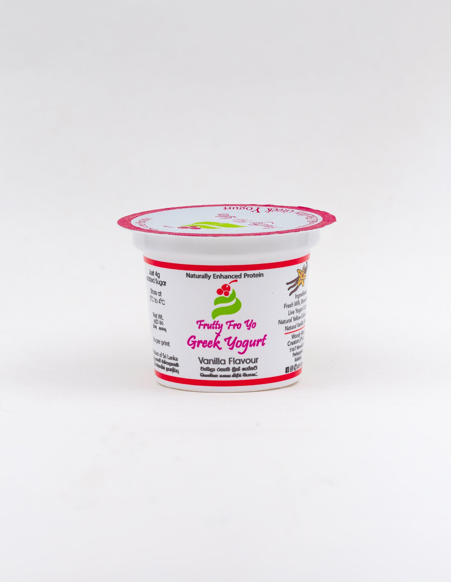 FRUTTYFRO Greek Yogurt Vanilla, 90g