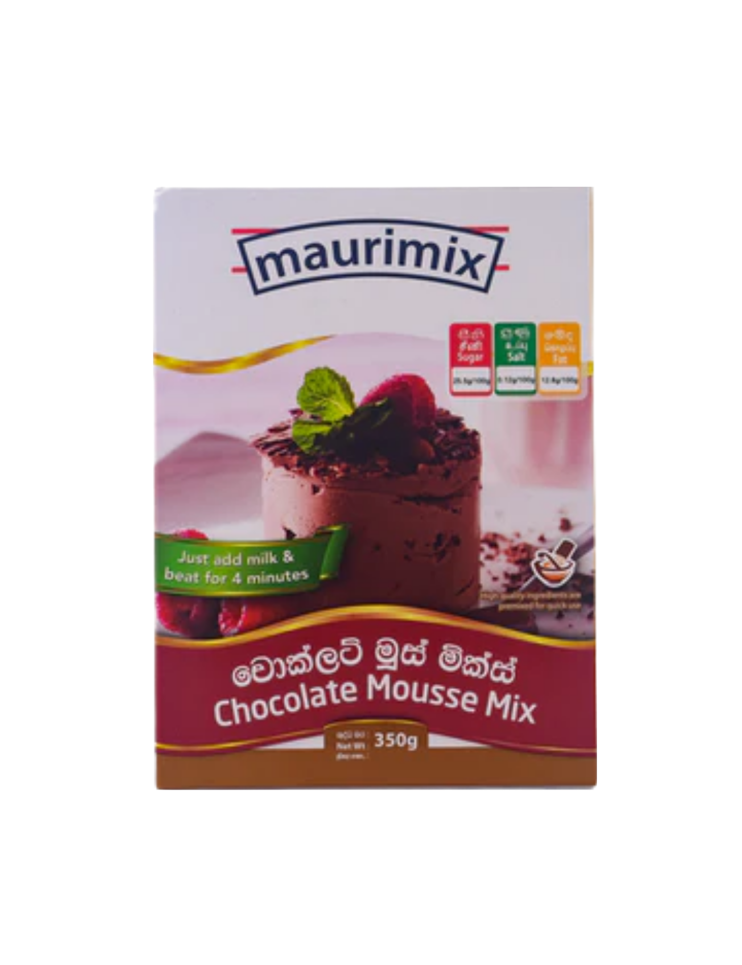 MAURIMIX Chocolate Mousse, 350g