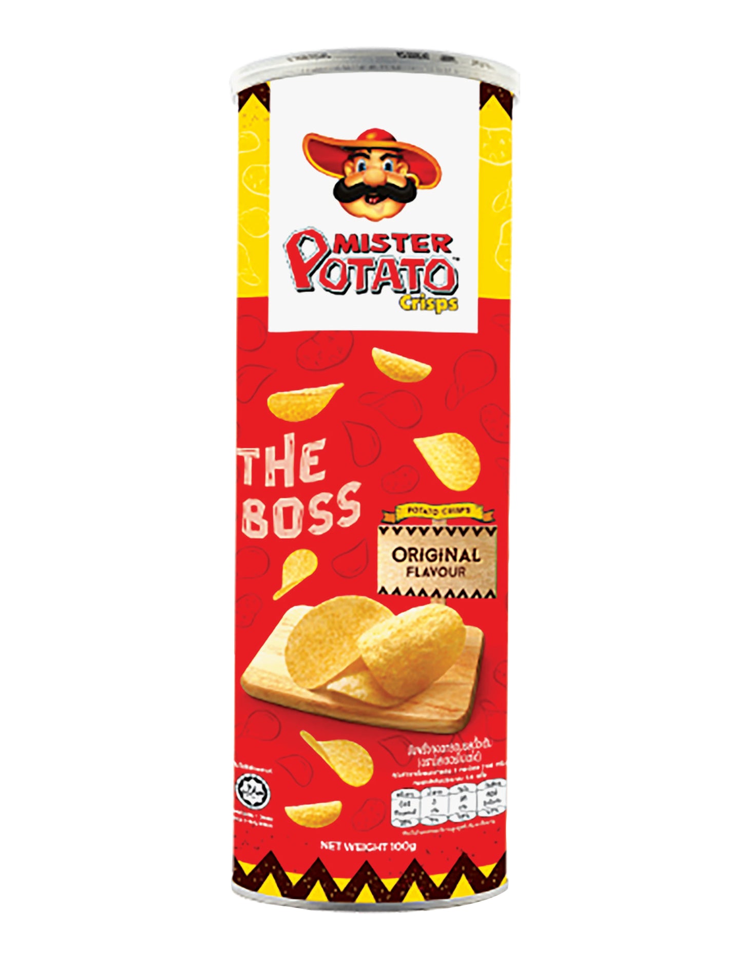 MR.POTATO Crisps Orginal Can, 100g