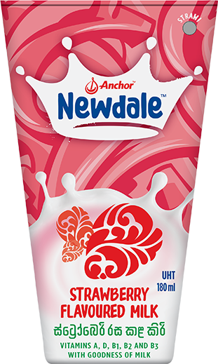 Newdale Strawbery Flv Milk, 180Ml