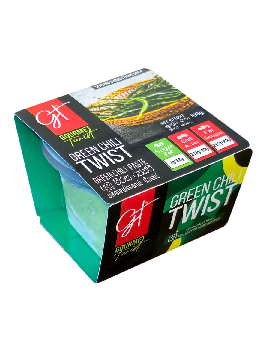 GOURMET TWIST Green Chilli Twist, 100g