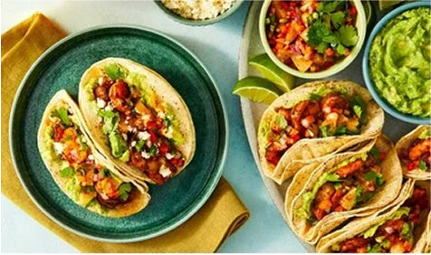 Spicy shrimp tacos