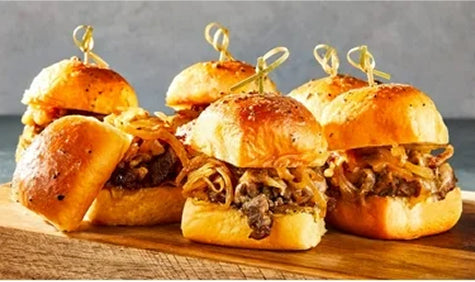 Steak & gouda sliders