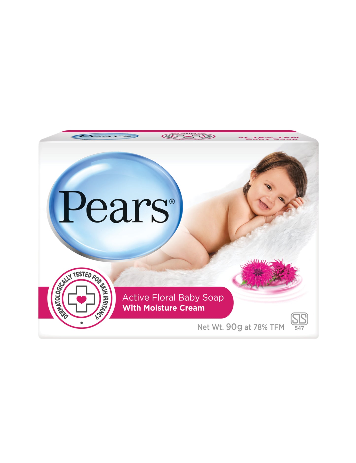 Pears Active Floral Baby Soap, 90g