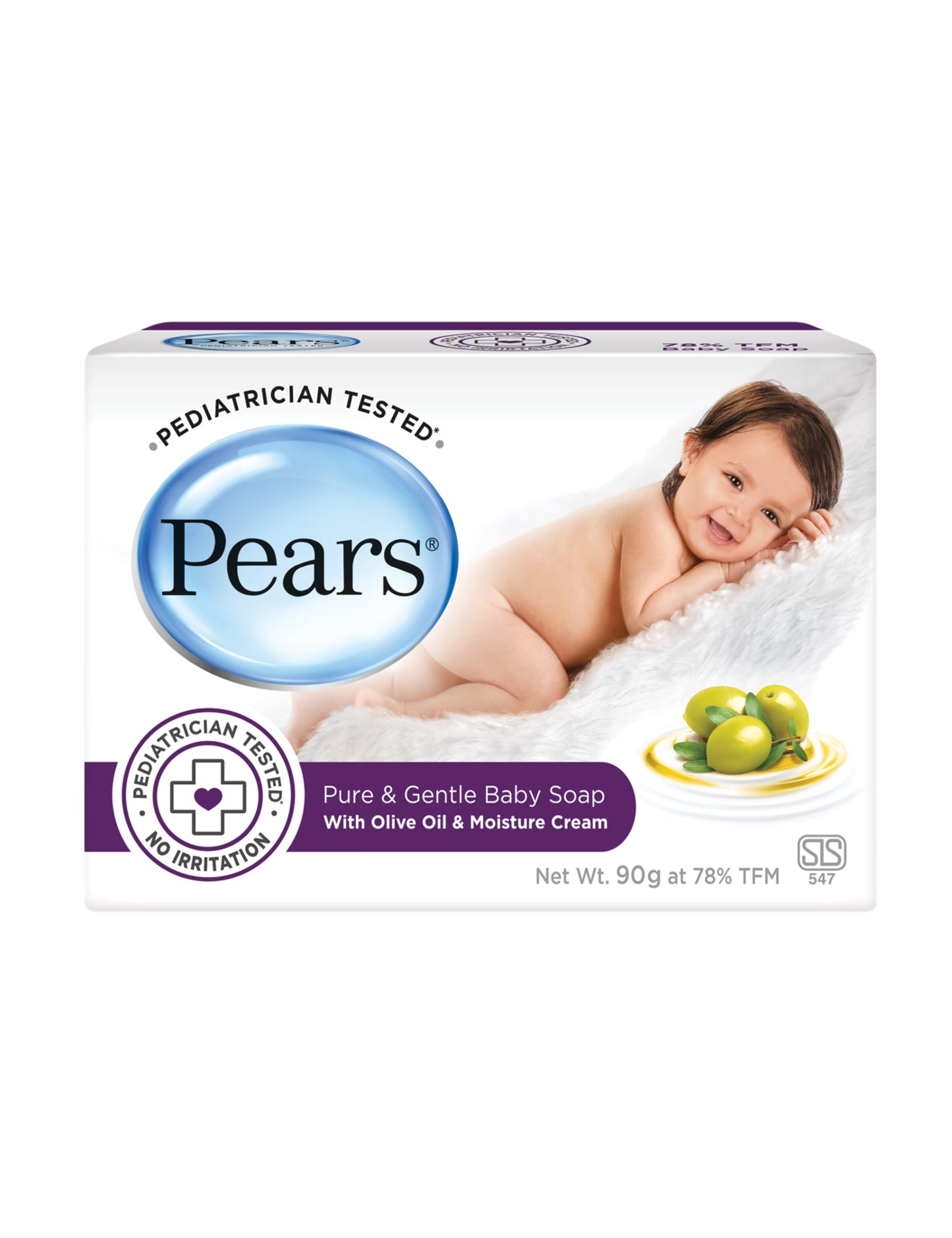 Pears Pure & Gentle Baby Soap, 90g