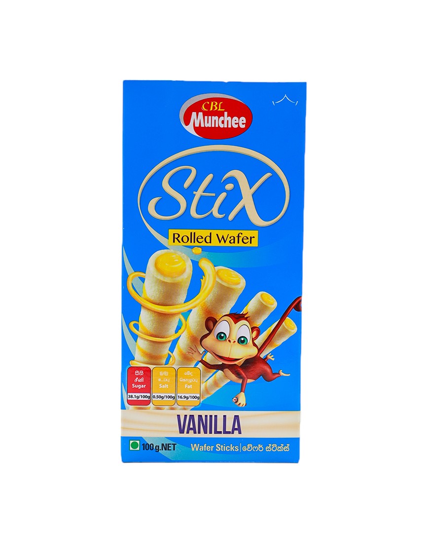 Munchee Label MUNCHEE Wafer Sticks Vanilla, 100g – SPAR2U Sri Lanka