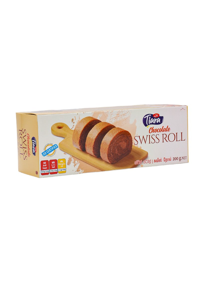 Tiara Rollo TIARA Swiss Roll Chocolate, 200g – SPAR2U Sri Lanka