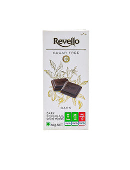 REVELLO Chocolate Sugar Free Dark, 50g