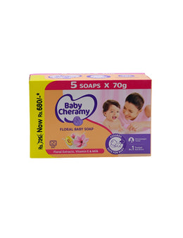 BABY CHERAMY Soap Floral, 5*75g