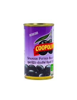 COOPOLIVA Spanish Black Olives Pitted, 350g