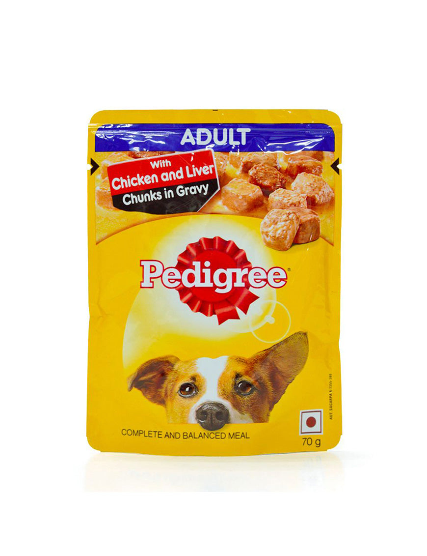 PEDIGREE Chicken & Liver CIS Pouch, 70g