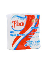 FLORA Kitchen Paper Towel 2ply Twin