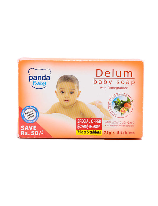 NATURE'S SECRETS Panda Baby Soap Delum 5*75g