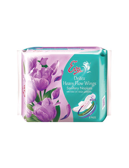 Eva Dritex Heavy Flow Wings  Sanitary Napkins, 8’s