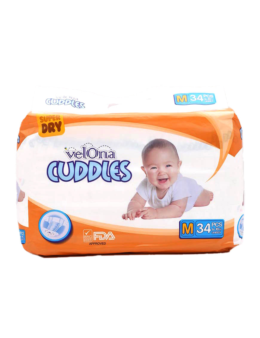 VELONA CUDDLES Baby Diaper (M), 34s