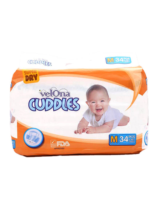 VELONA CUDDLES Baby Diaper (M), 34s