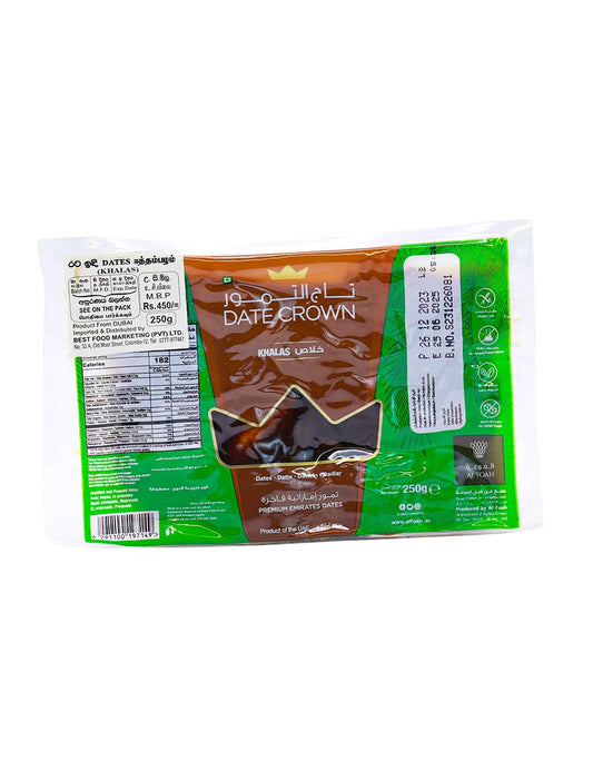 DATE CROWN Khalas Dates, 250g