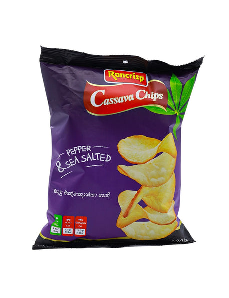 RANCRIP Cassava Chips Pep & Salt, 100g