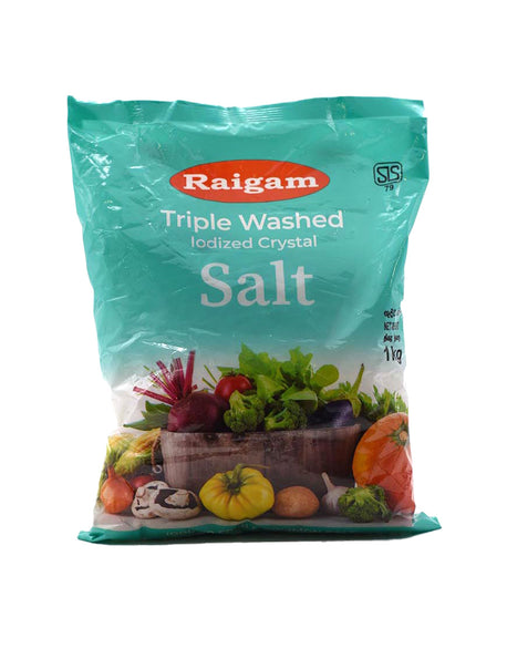 RAIGAM Triple Washed Crystal Salt, 1kg