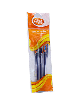 ATLAS Pen Butter Gel Blue, 3's