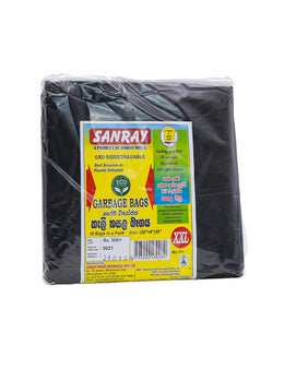 SANRAY Garbage Bags, Extra  Extra Large, 10's