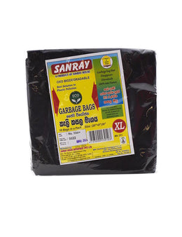 SANRAY Garbage Bags, Extra Large, 10's