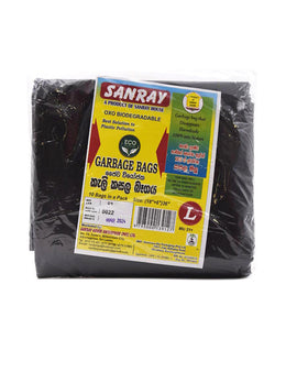 SANRAY Garbage Bags, Large, 10's